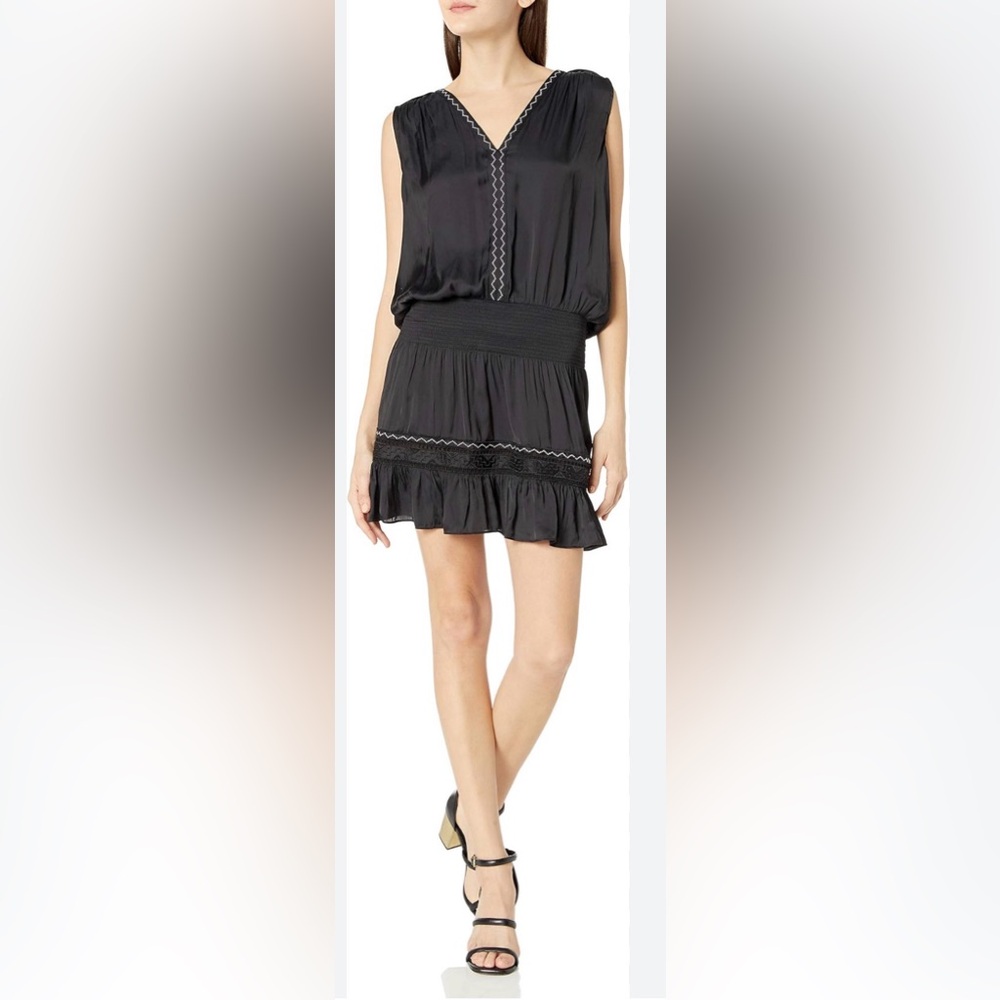 Devon Stitched Flutter Mini Dress